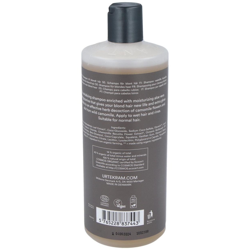 Champú Manzanilla Cabello Rubio 500ml - Urtekram