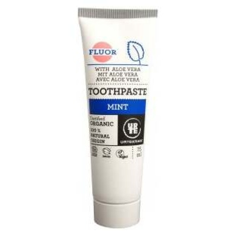 Urtekram Pasta De Dientes Fluoruro Y Menta 75Ml