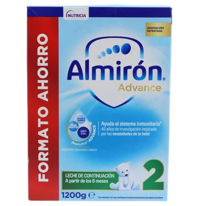 Almiron Advance + Pronutra 2 (1 Envase 1200 g) - Danonenutricia