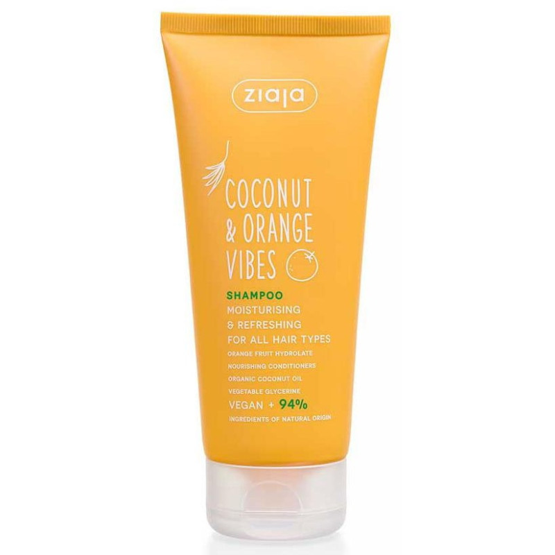 Coconut y Orange Vibes Champú Hidratante y Refrescante 200 ml - Ziaja