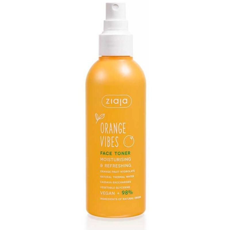 Coconut y Orange Vibes Tónico Facial Hidratante y Refrescante 190 ml - Ziaja