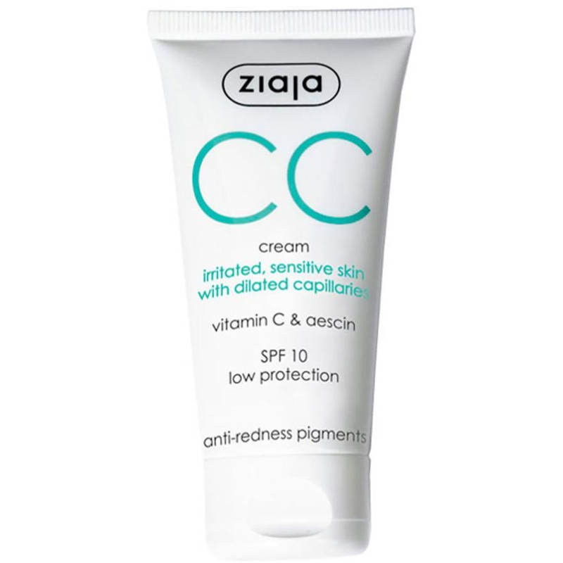 Ziaja Cc Cream Correctora Pieles Irritadas Y Sensibles 50Ml