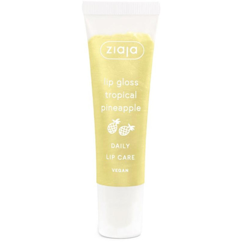Bálsamo Labial con Brillo Tropical Pineapple 12 ml - Ziaja