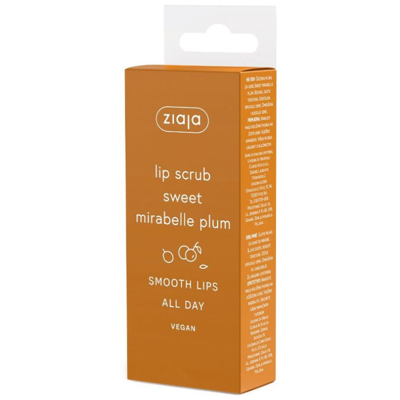 Exfoliante Labial de Azúcar Sweet Mirabelle Plum 12 ml - Ziaja