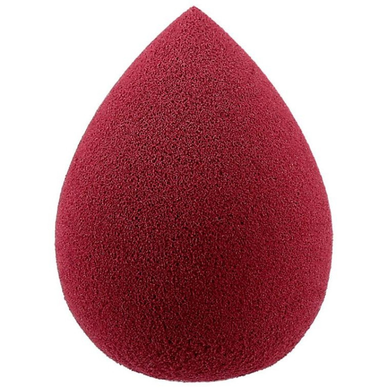 Lussoni Raindrop Makeup Sponge Medium Burgundy 1Ud