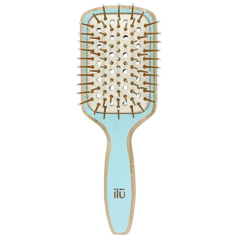 Ilū Bamboom! Hairbrush Paddle Ocean Breeze 1ud - Il