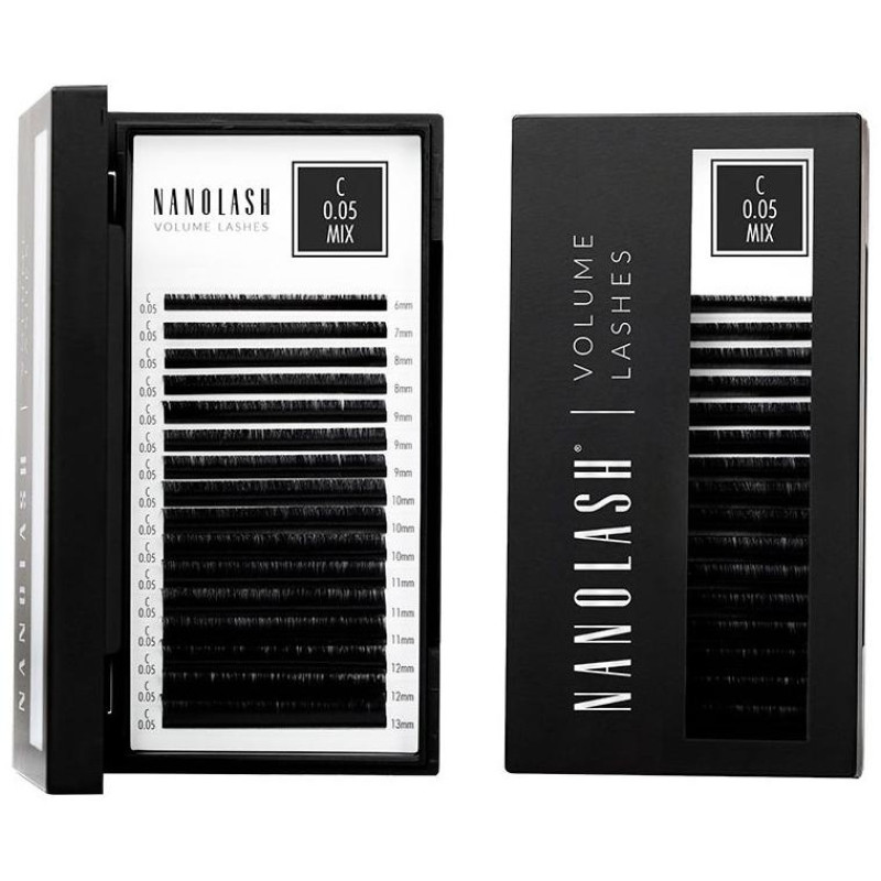 Volume Lashes Pestañas Postizas 0.05 C 6 - 13 mm 1 u - Nanolash