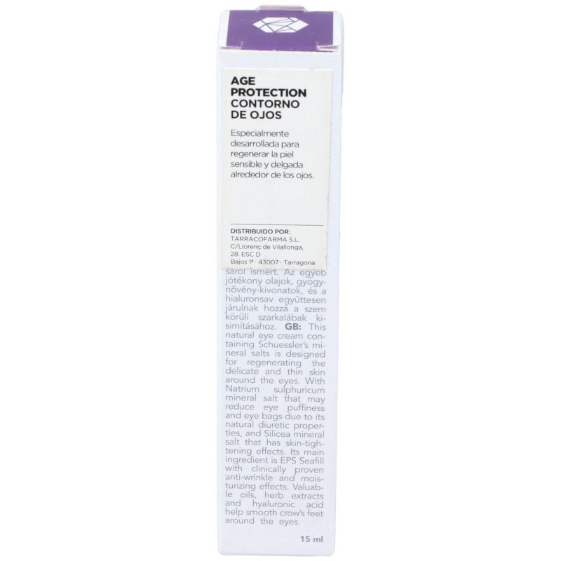 Schussler Age Protection Crema Contorno Ojos 15ml - Schssler Natur Cosmedics