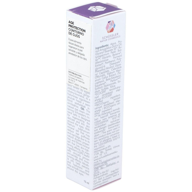 Schussler Age Protection Crema Contorno Ojos 15ml - Schssler Natur Cosmedics
