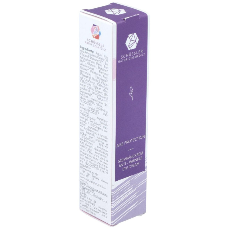 Schussler Age Protection Crema Contorno Ojos 15ml - Schssler Natur Cosmedics