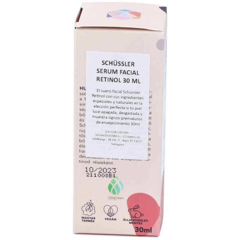 Schussler Natur Serum Facial Retinol 1% 30Ml.