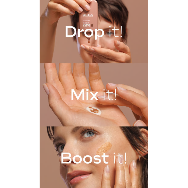 Boost Sunkissed Bronzing Serum Drops, 30 ml. - Weleda