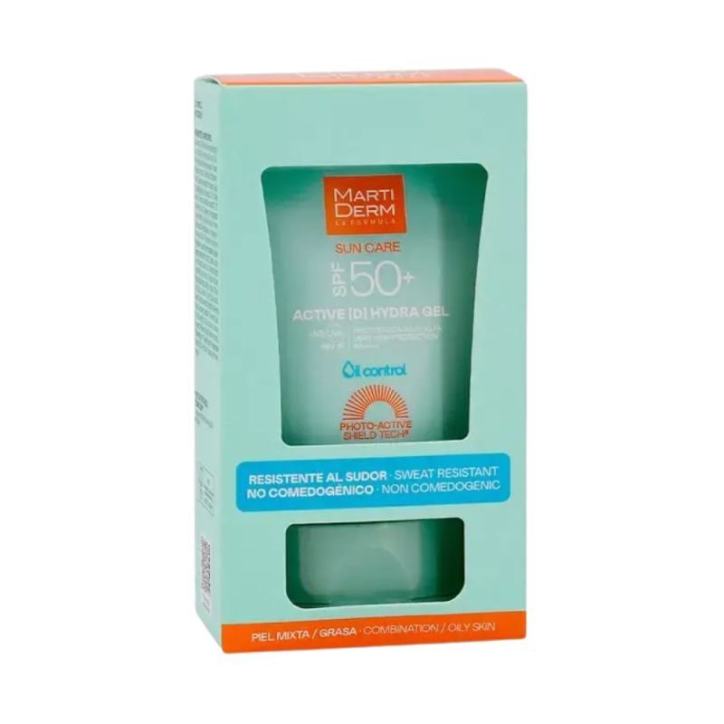 Sun Care Active [D] Hydra Gel SPF 50+, 50 ml. - Martiderm
