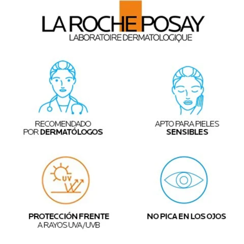 Anthelios UV Air Serum Protector Solar SPF50+ Tono Medium, 50 ml. - La Roche Posay