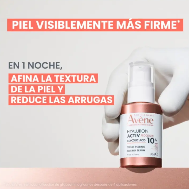 Hyaluron Activ Procedure Acido Glicolico 10 % Serum Peeling, 30 ml. - Avène 