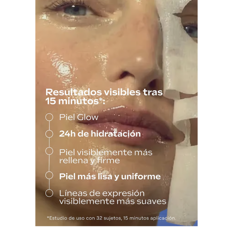EXO Sheet Mask Redensificante conGenciana Azul  y Edelweiss, 1 unidad - Weleda