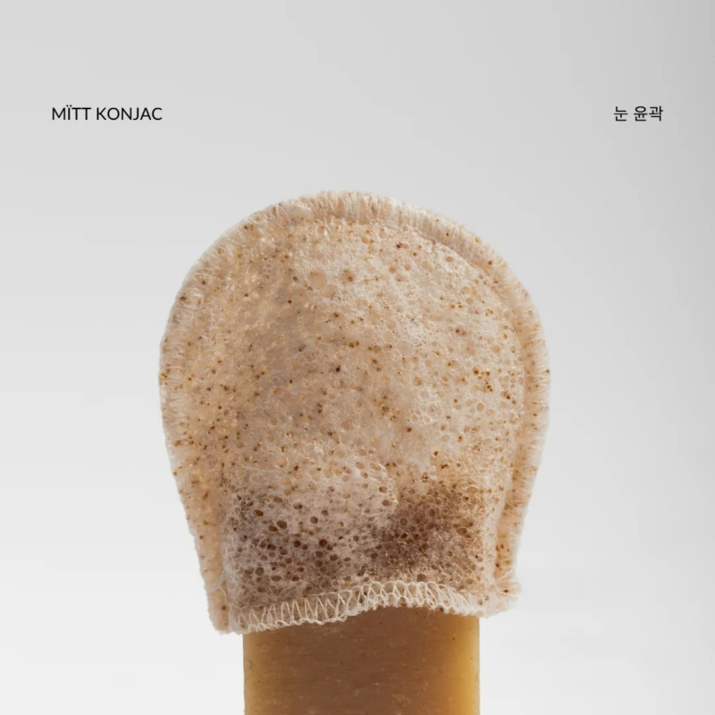 MÏTT Konjac. Guante facial de limpieza y exfoliación - Usu Cosmetics
