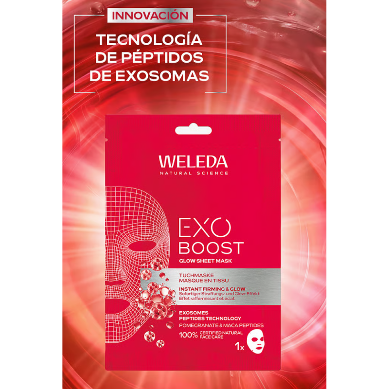 EXO Sheet Mask Reafirmante con Granada, 1 unidad - Weleda