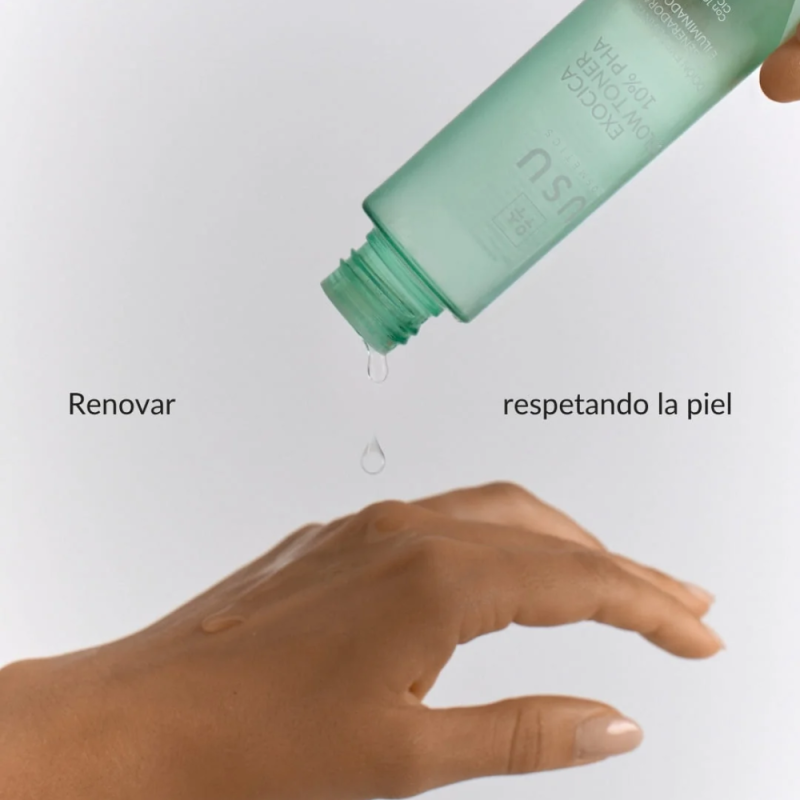 Exocica Glow Toner Loción Exfoliante, 100 ml. - Usu Cosmetics