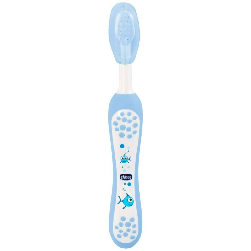Cepillo de Dientes de Cerdas Suaves 6m+ Azul, 1 Ud - Chicco