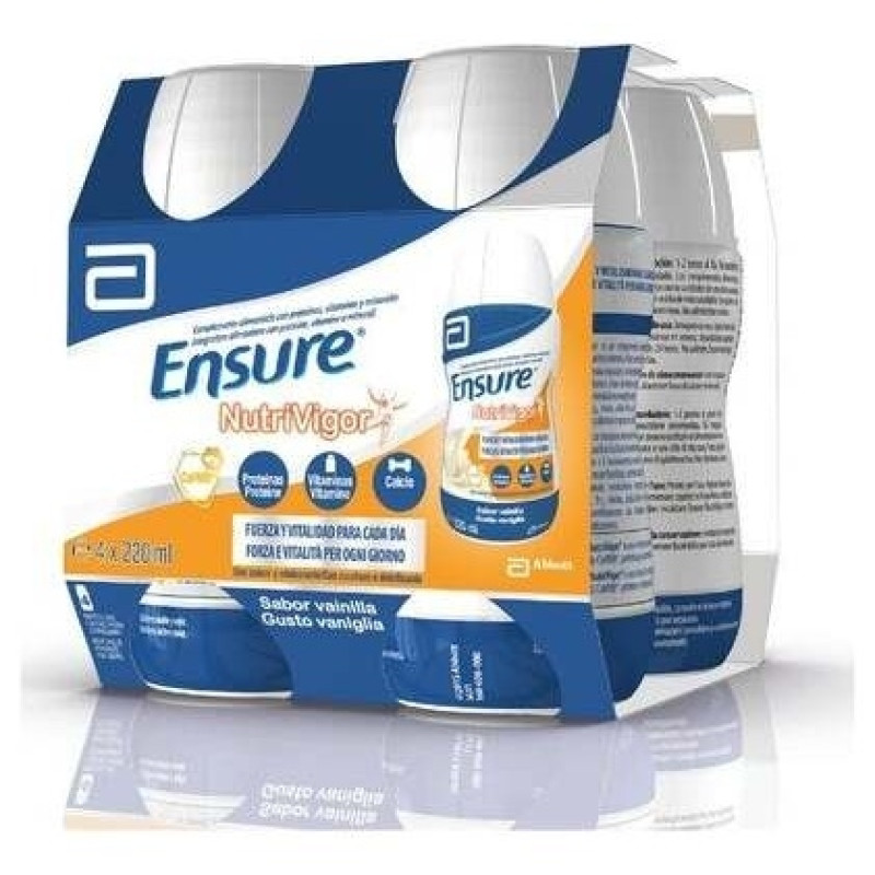 ® Nutrivigor Sabor Vainilla 4x220ml - Ensure