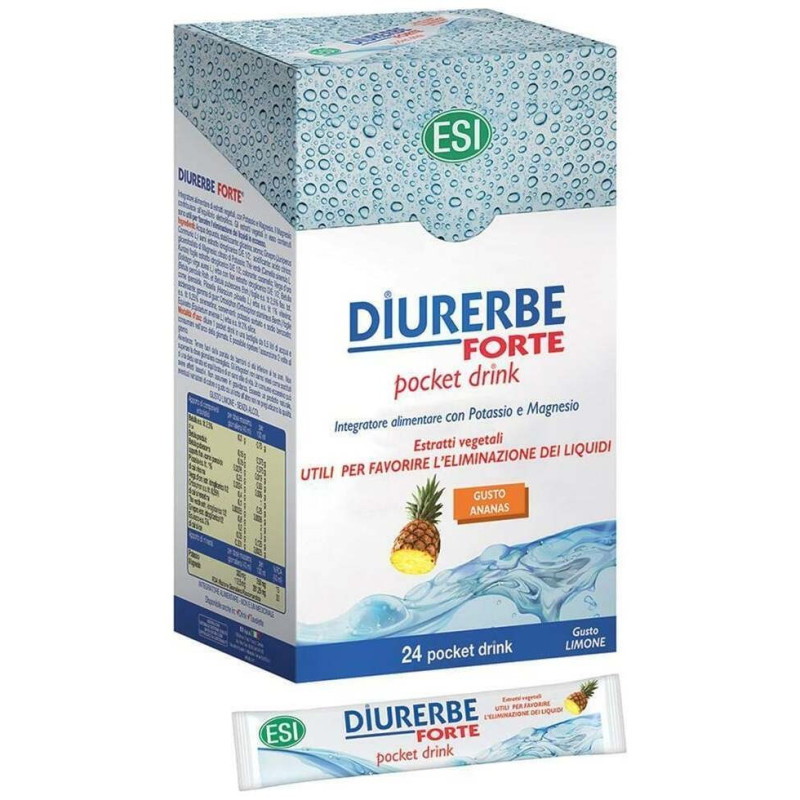 Diurerbe Forte Pocket Drink Sabor Piña 24sbrs - Esi - Trepat Diet