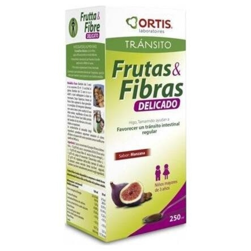 Nutritión y Santé Fruta Fibra Delicado Jarabe Niño 250ml - Ortis