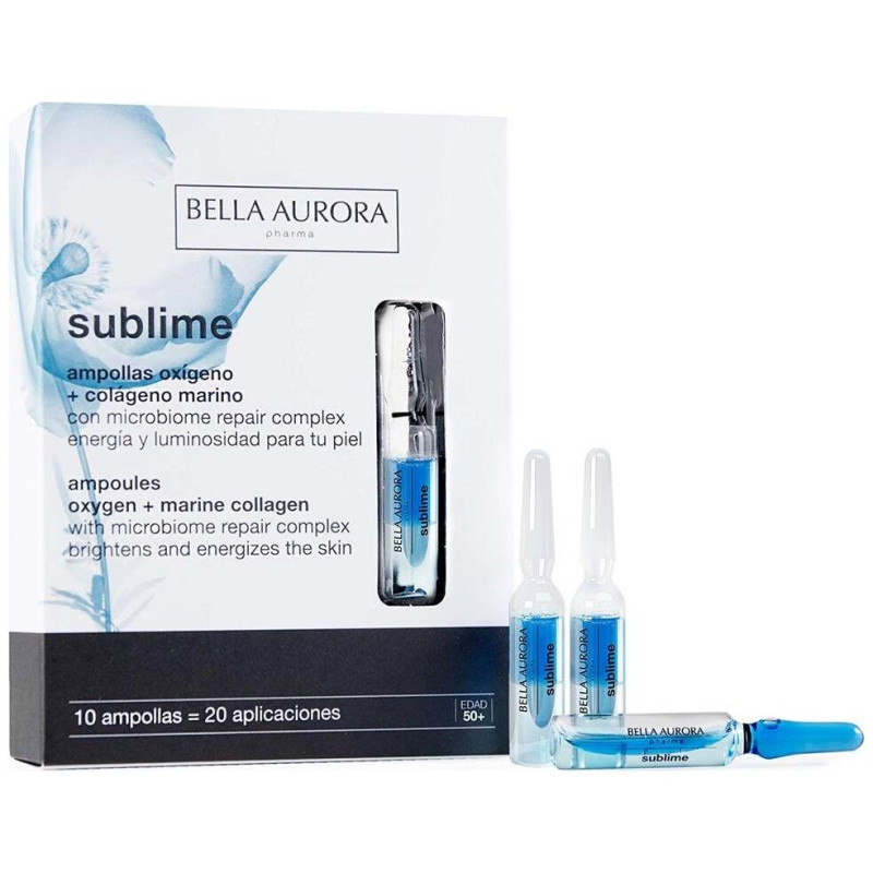 Sublime Ampollas Oxigeno + Colageno Marino - Bella Aurora