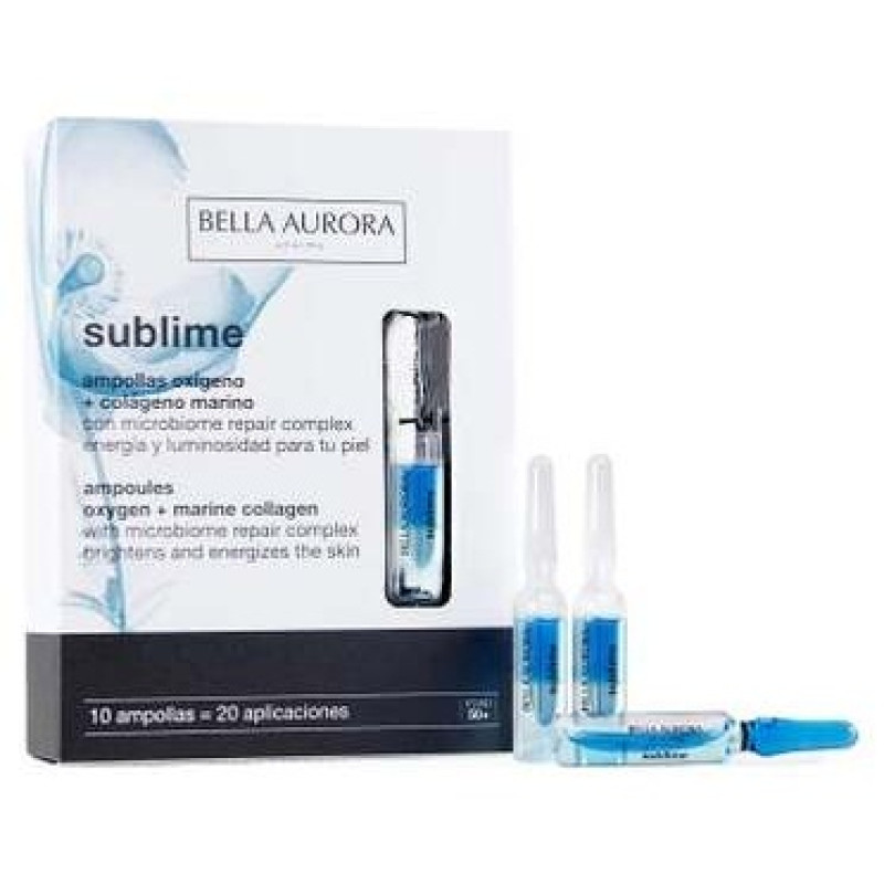 Sublime Ampollas Oxigeno + Colageno Marino - Bella Aurora