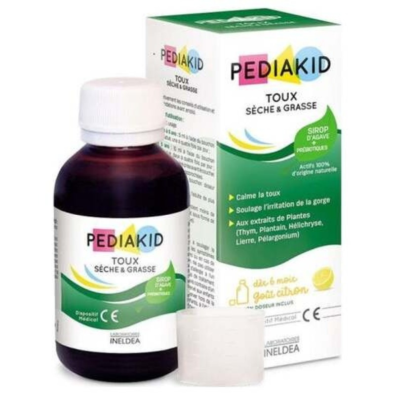 Pediakid Jarabe para la Tos Seca y Productiva 125ml - Ineldea
