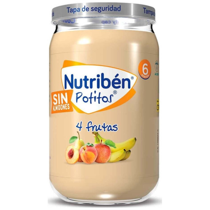 Potitos 4 Frutas 235 g - Nutriben