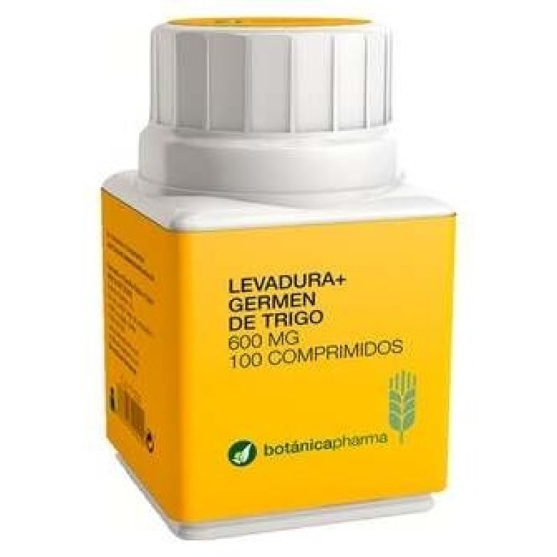 Nutrients Levadura Cerveza + Germen Trigo 100comp - Botanica