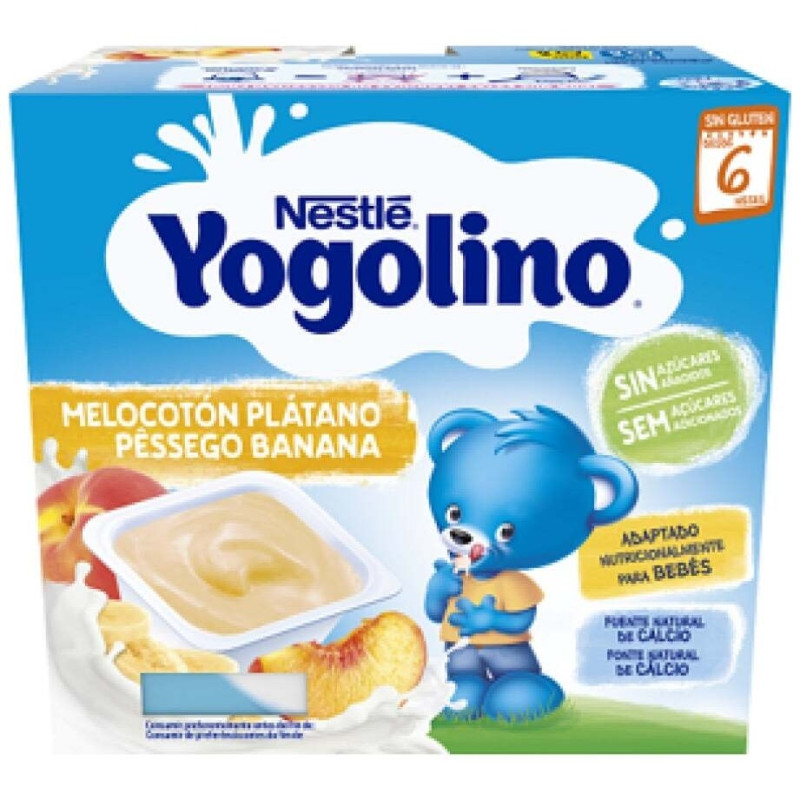 Nestle Yogolino Melocoton Platano 4x100g - Yogolino