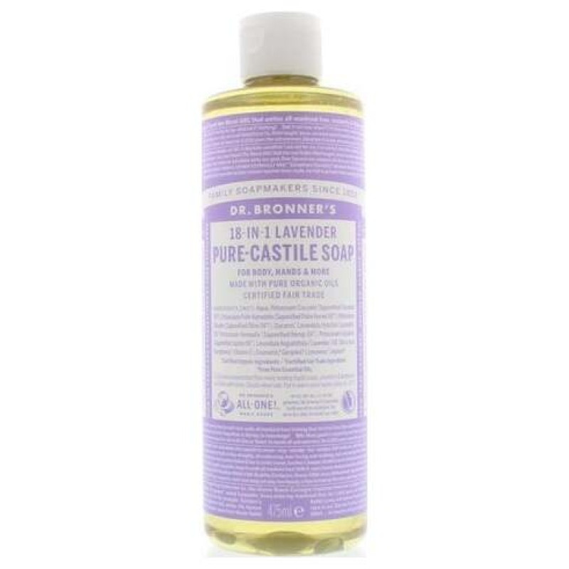 Dr. Bronner's Jabón Líquido Lavanda 475ml - Dr. Bronners