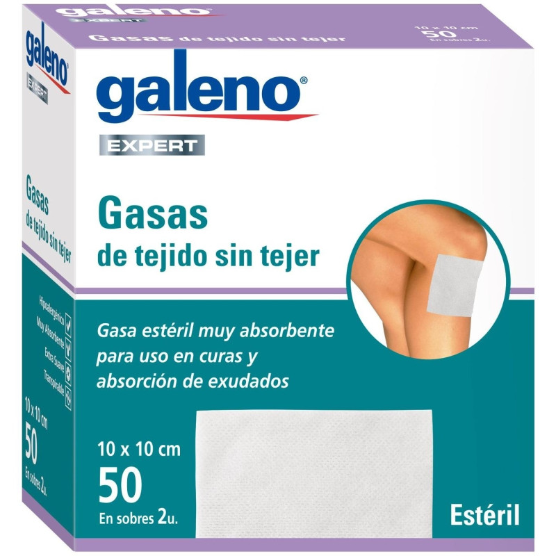 Galeno Gasa Esteril S/tejer 10x10cm 50u - Otras Marcas