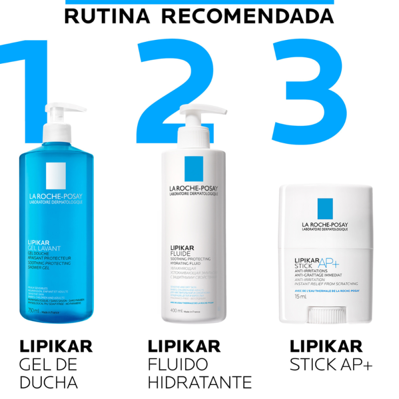 Lipikar Gel Lavant Ecorecarga, 400 ml. - La Roche Posay