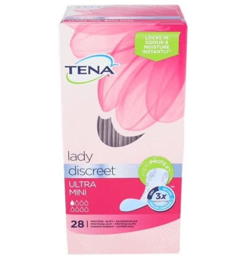 Absorbente Incontinencia Orina Ligera - Tena Discreet Ultra Mini (28 Unidades) - Sca Hygiene Products