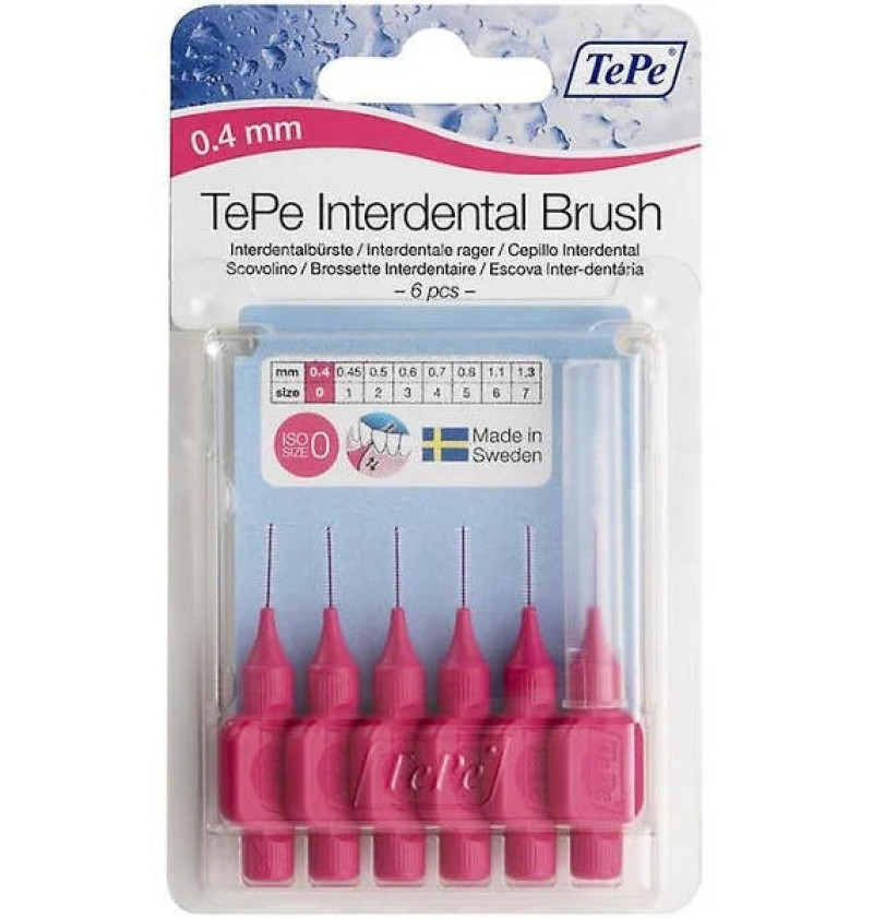 Cepillo Interdental - Tepe (0.4 mm Rosa) - Inibsa