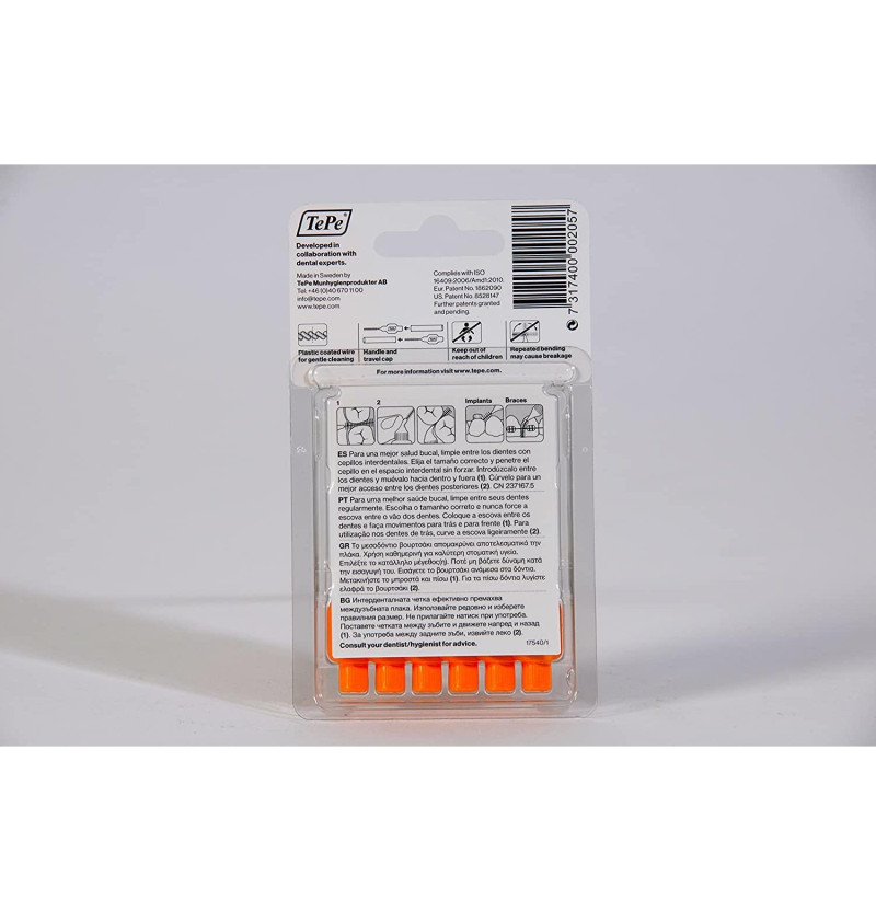 Cepillo Interdental - Tepe (0.45 mm Naranja) - Inibsa