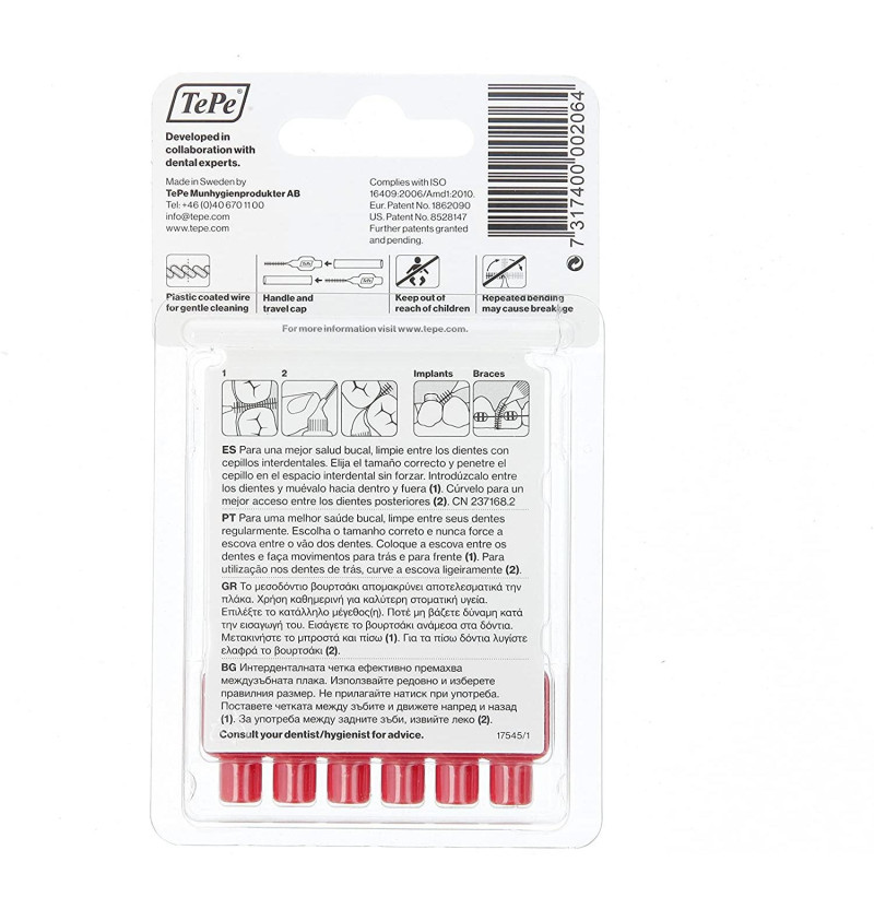 Cepillo Interdental - Tepe (0.5 mm Rojo) - Inibsa