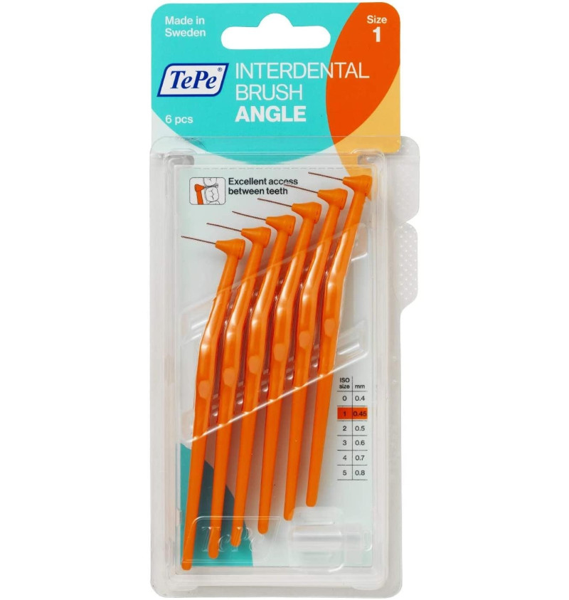 Cepillo Interdental - Tepe Angle (0.45 mm Naranja) - Inibsa