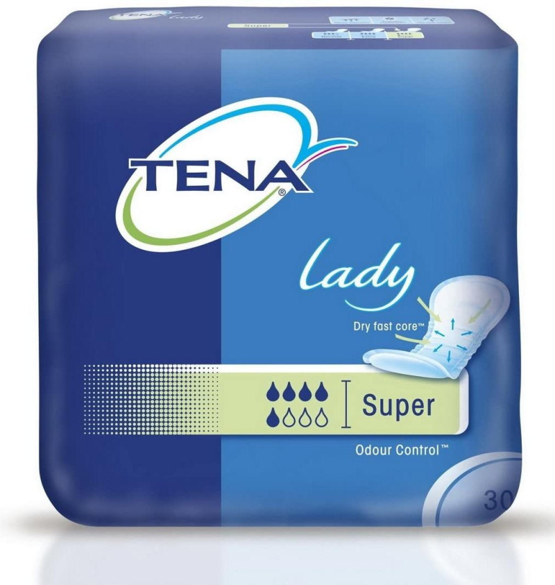 Absorb Inc Orina Ligera - Tena Lady Super (30 U) - Sca Hygiene Products