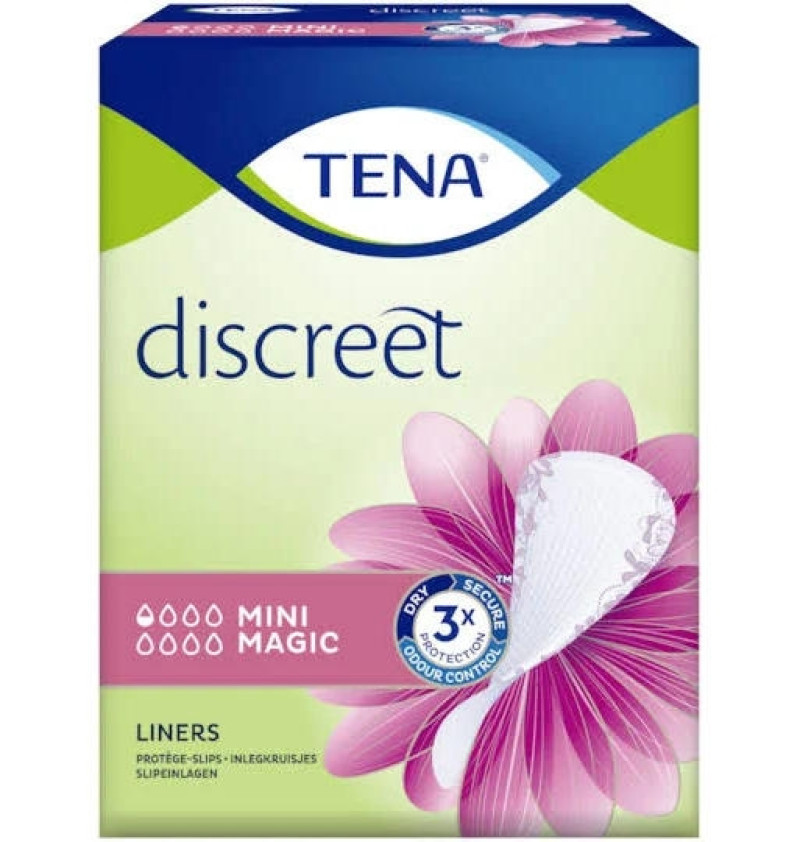 Absorbente Incontinencia Orina Ligera - Tena Discreet Mini Magic (34 Unidades) - Sca Hygiene Products