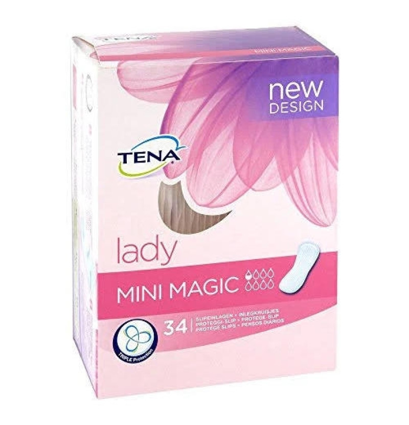 Absorbente Incontinencia Orina Ligera - Tena Discreet Mini Magic (34 Unidades) - Sca Hygiene Products