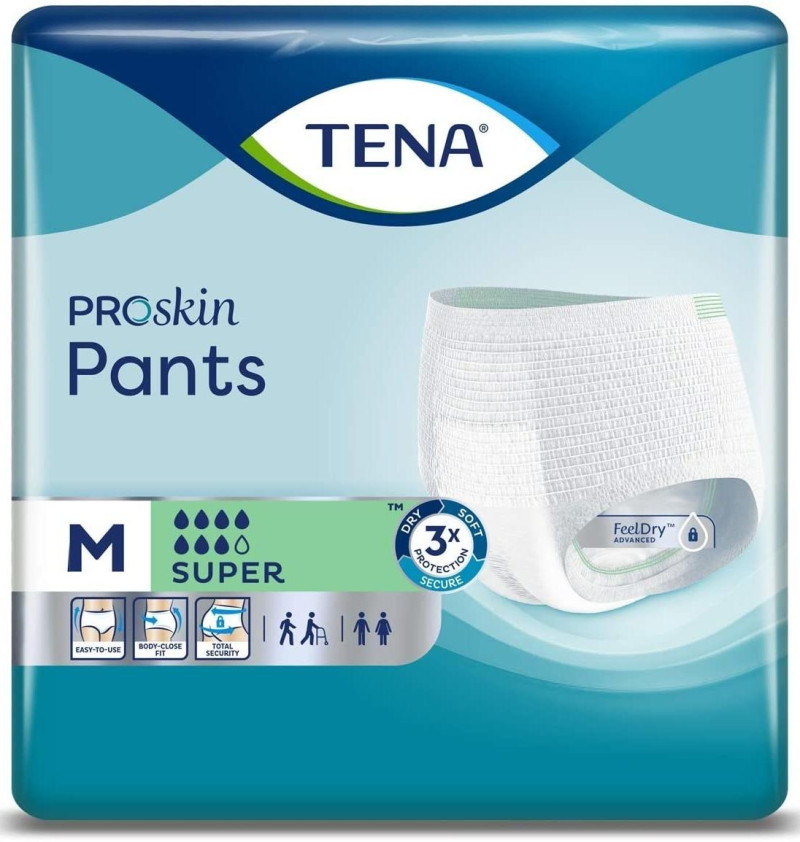 Absorb Inc Orina Ligera - Tena Pants Super (t - Med 12 U) - Sca Hygiene Products