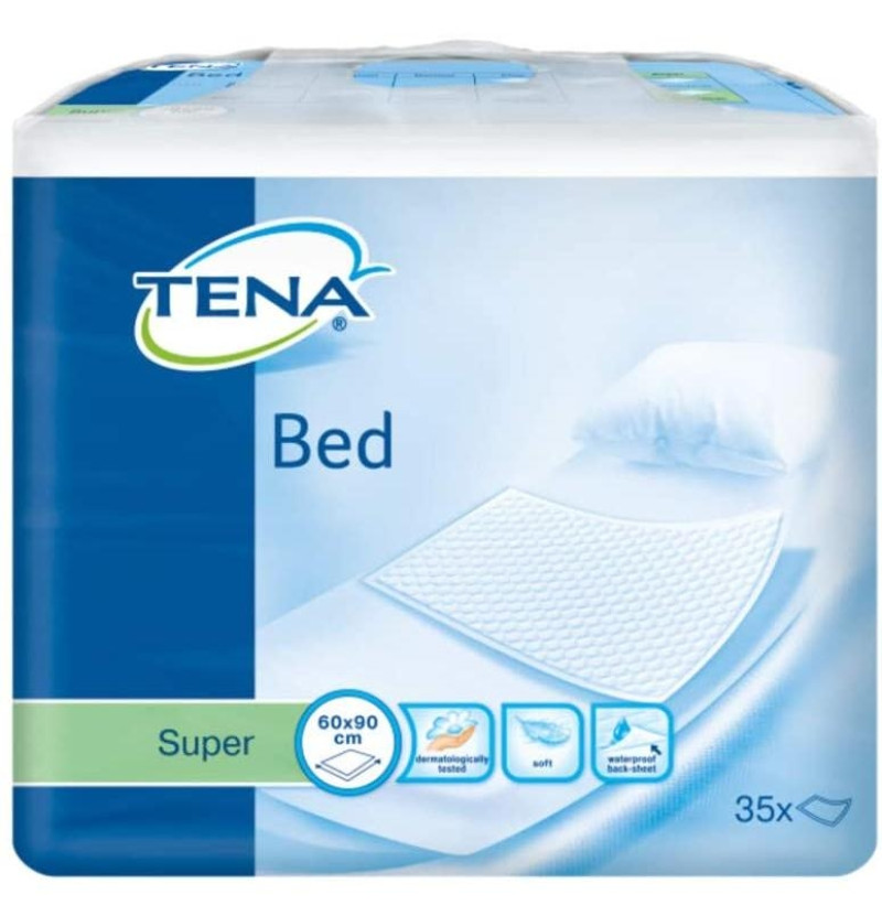 Protector de Cama - Tena Bed Super (35 Unidades 90 cm X 60 Cm) - Sca Hygiene Products