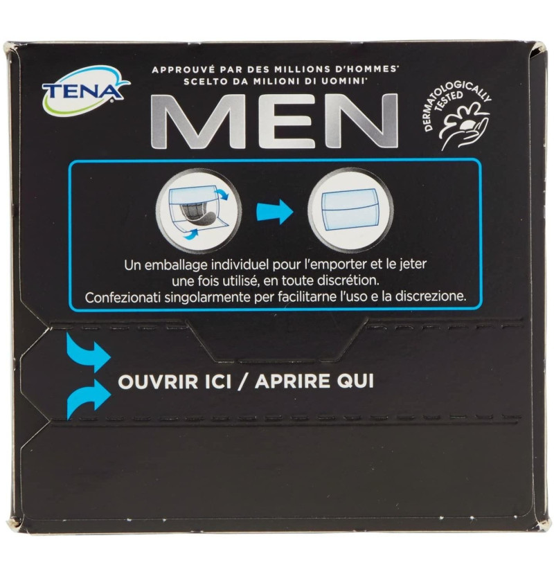 Absorbente Incontinencia Orina Ligera - Tena Men Level - 0 (14 Unidades) - Sca Hygiene Products