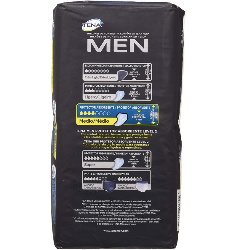 Absorb Inc Orina Ligera - Tena Men (level - 2 20 U) - Sca Hygiene Products