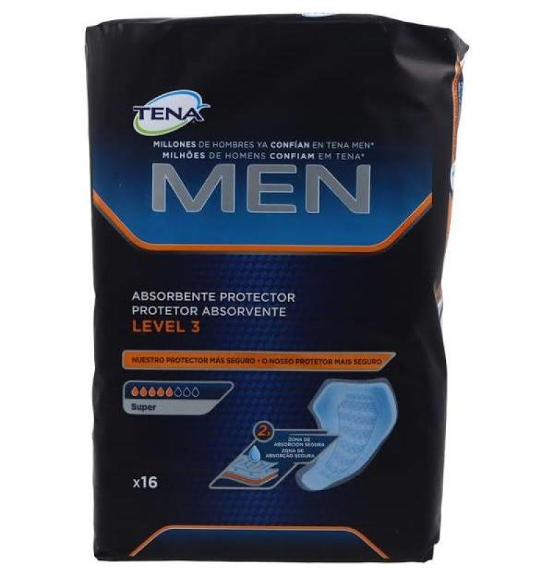 Absorb Inc Orina Ligera - Tena Men (level - 3 16 U) - Sca Hygiene Products