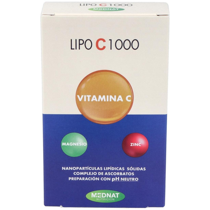 Lipo C 1000 Vitamina C Liposomada 60cap - Mednat